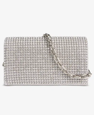 Inc International Concepts Ranndi Mini Ombre Clutch Crossbody, Created For Macy's In Silver