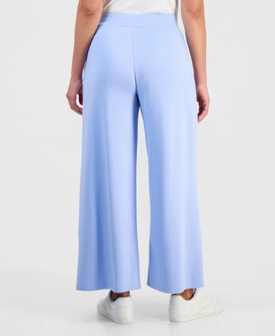 Inc International Concepts Petite High-rise Pants, Macy's Exclusive In Blue