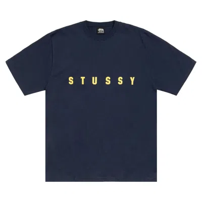 Pre-owned Stussy Lens Tee 'navy' | Blue | Men's Size Xl