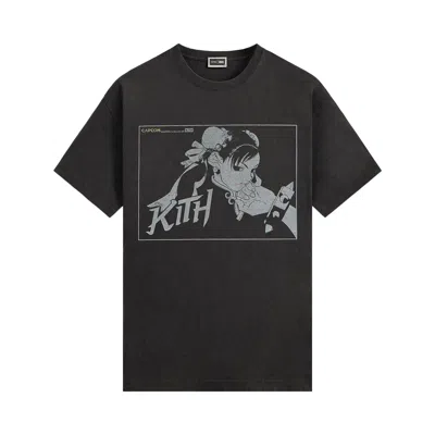 Pre-owned Kith X Capcom Chun Li Vintage Tee 'black' | Men's Size M