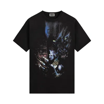 Pre-owned Kith X Marvel Panther Vintage Tee Black 'black' | Men's Size Xl