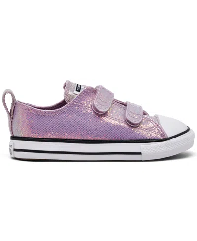 Converse Toddler Girls Chuck Taylor All Star Glitter Casual Sneakers From Finish Line In Animal Print