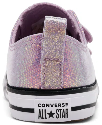 Converse Toddler Girls Chuck Taylor All Star Glitter Casual Sneakers From Finish Line In Animal Print