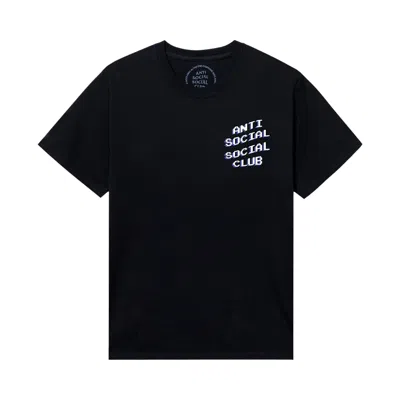 Pre-owned Anti Social Social Club X Pac Man Pixel Hoodie 'black' | Men's Size S