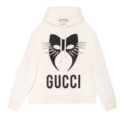 Pre-owned Gucci Manifesto Oversize Sweatshirt 'natural' | White | Men's Size S