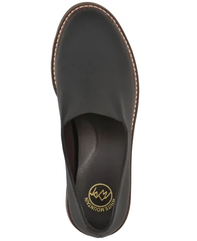White Mountain Women's Gianni Lug Sole Flat In Black