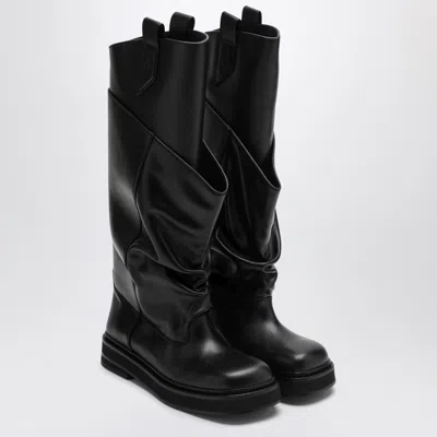 Attico 35mm Passeggiata Leather Knee-high Boots In Multi