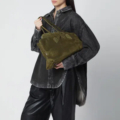 Attico La Passeggiata Medium Shoulder Bag In Green