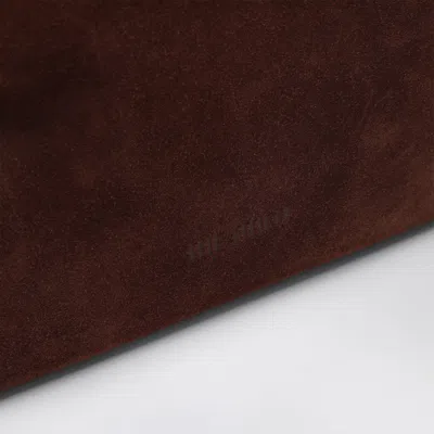 Attico La Passeggiata Medium Light Chocolate Bag In Brown