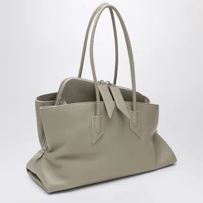Attico La Passeggiata Medium Bag In Sand Colour In Gray
