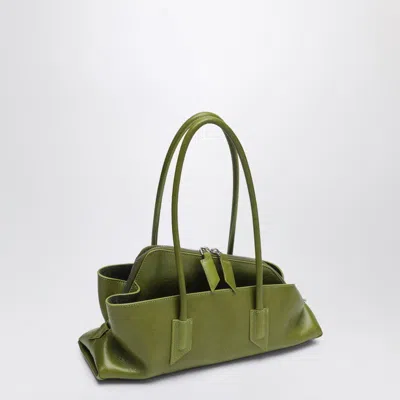 Attico Olive Green La Passeggiata Small Bag In Green
