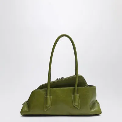 Attico Olive Green La Passeggiata Small Bag In Green