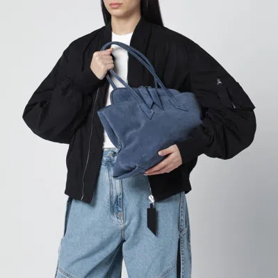 Attico Sapphire Blue La Passeggiata Medium Bag In Blue