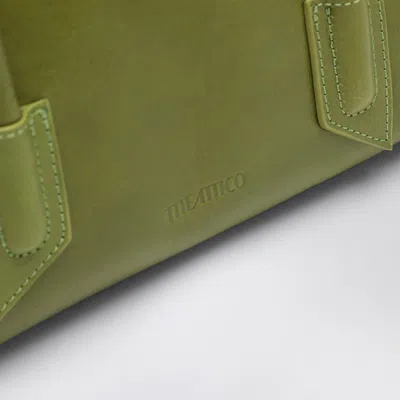 Attico Olive Green La Passeggiata Small Bag In Green