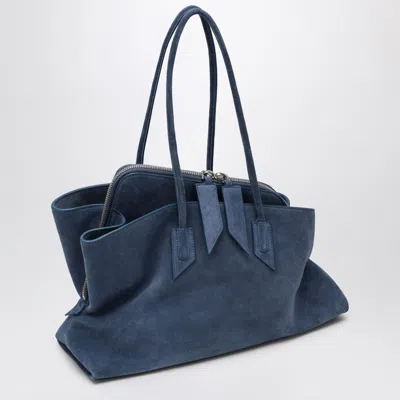 Attico Sapphire Blue La Passeggiata Medium Bag In Blue