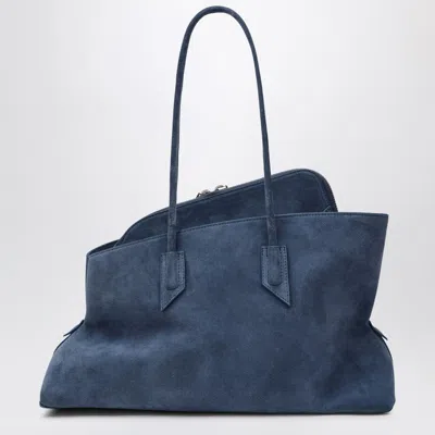 Attico Sapphire Blue La Passeggiata Medium Bag In Blue
