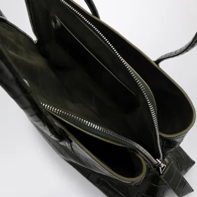 Attico Dark Green La Passeggiata Medium Bag In Green