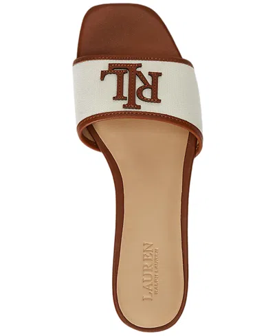 Ralph Lauren Women's Everley Slide Sandals In Animal Print