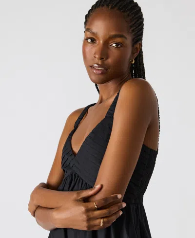 Steve Madden Women's Eliora Tiered Maxi Dress In Black