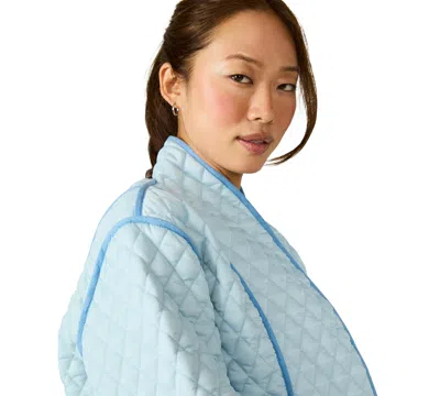 Steve Madden Women's Adalynn Collarless Jacket In Blue