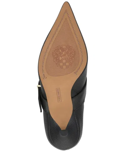 Vince Camuto Women's Tyleen Knee-high Kitten-heel Moto Dress Boots In Black