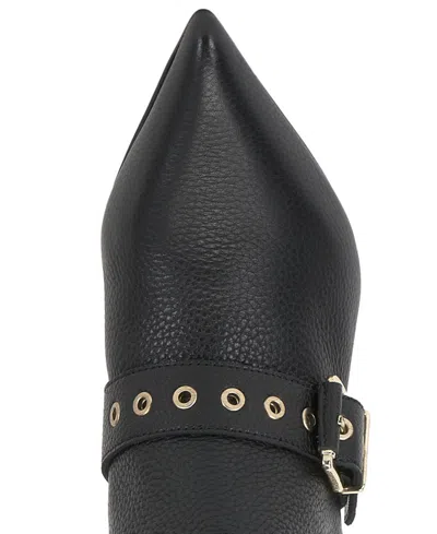 Vince Camuto Women's Tyleen Wide-calf Knee-high Moto Dress Boots In Black