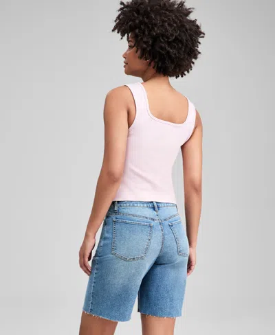 And Now This Petite Embellished Pearl-cluster Tank Top, Macy's Exclusive In Pink