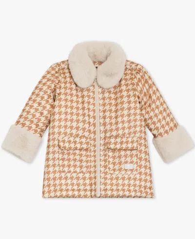 7 For All Mankind Baby Girls' Long-sleeve Top, Coat And Denim Jeans, 3-piece Set In Multi