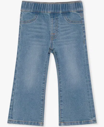 7 For All Mankind Baby Girls' Long-sleeve Top, Coat And Denim Jeans, 3-piece Set In Multi