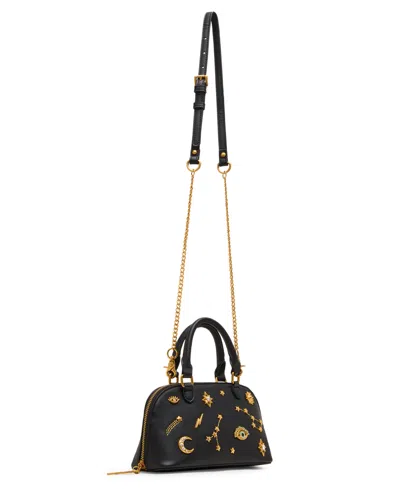 Betsey Johnson Celestial Mini Dome Bag In Black