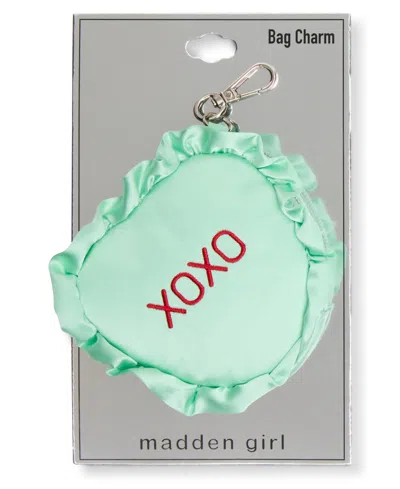 Madden Girl Rosalie Satin Conversation Heart Pouch In Green