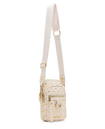 Madden Girl Dani-p North/south Crossbody In Neutral