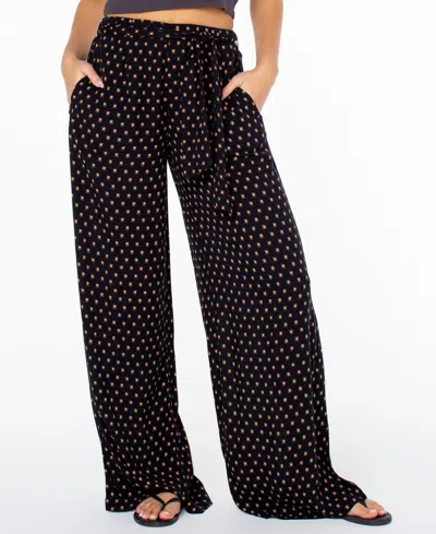 Roxy Women's Solstice Kiss Elastic Waist Pull-on Pants In Black