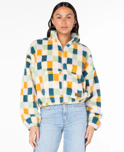 Roxy Women's Cold Surf Full-zip Polar Fleece Jacket In Multi