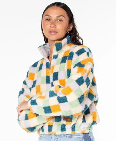 Roxy Women's Cold Surf Full-zip Polar Fleece Jacket In Multi