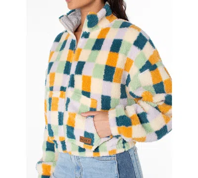 Roxy Women's Cold Surf Full-zip Polar Fleece Jacket In Multi