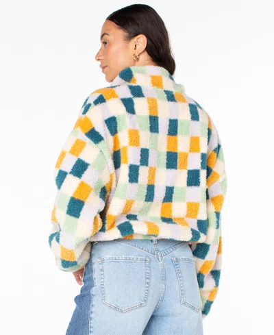 Roxy Women's Cold Surf Full-zip Polar Fleece Jacket In Multi