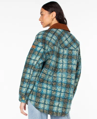 Roxy Women's Overlander Plaid Long-sleeve Jacket In Multi