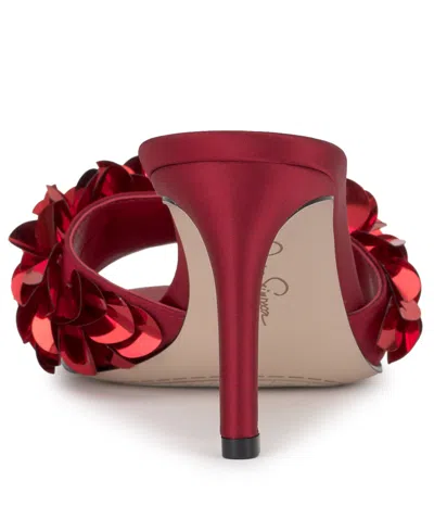 Jessica Simpson Women's Palora Slip-on Sequin Dress Sandals