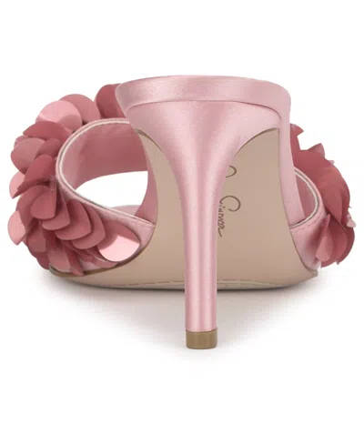 Jessica Simpson Women's Palora Slip-on Sequin Dress Sandals In Pink