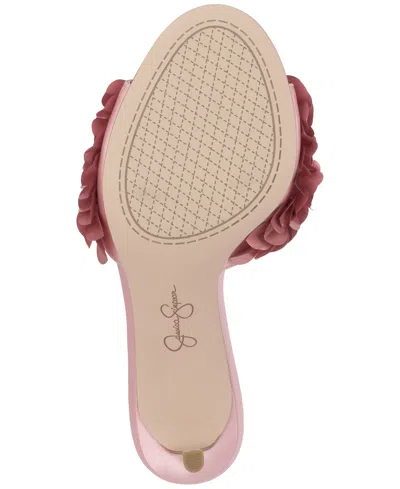 Jessica Simpson Women's Palora Slip-on Sequin Dress Sandals In Pink