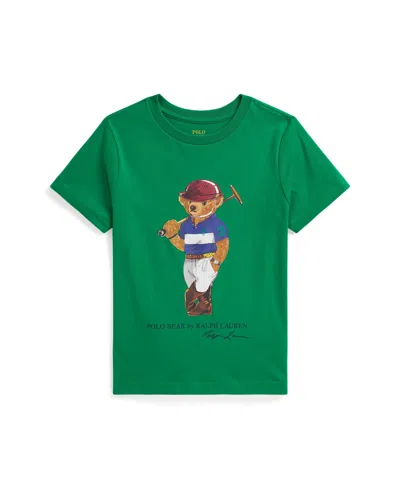 Polo Ralph Lauren Ralph Lauren Polo Bear Cotton Jersey Tee In Green