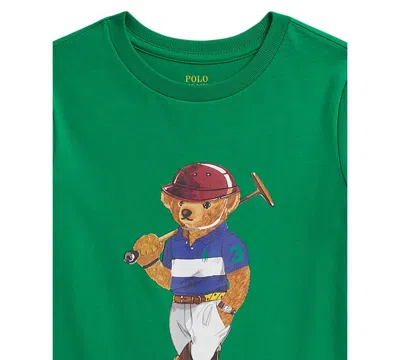 Polo Ralph Lauren Ralph Lauren Polo Bear Cotton Jersey Tee In Green