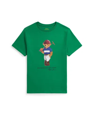 Polo Ralph Lauren Ralph Lauren Polo Bear Cotton Jersey Tee In Green