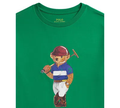 Polo Ralph Lauren Ralph Lauren Polo Bear Cotton Jersey Tee In Green