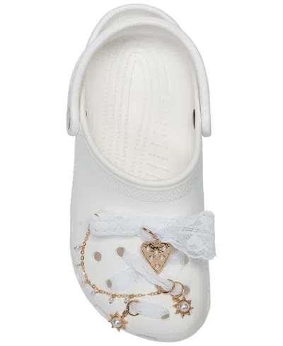 Crocs Jibbitz Laces And Pearls Charms Kit From Finish Line In Gold