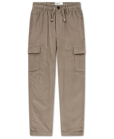 Abercrombie Boys 5-16 Baggy Relaxed-fit Corduroy Cargo Pants In Brown