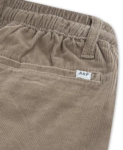 Abercrombie Boys 5-16 Baggy Relaxed-fit Corduroy Cargo Pants In Brown