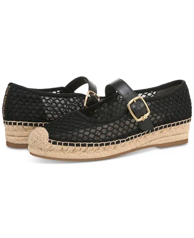 Sam Edelman Womens Black Mackiemesh Mesh Ballet Pumps Eur 39 / 6 Uk In Multi