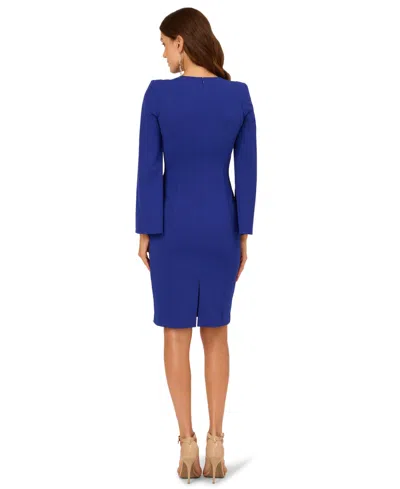 Adrianna Papell Women's Embellished Sheath Dress In Blue